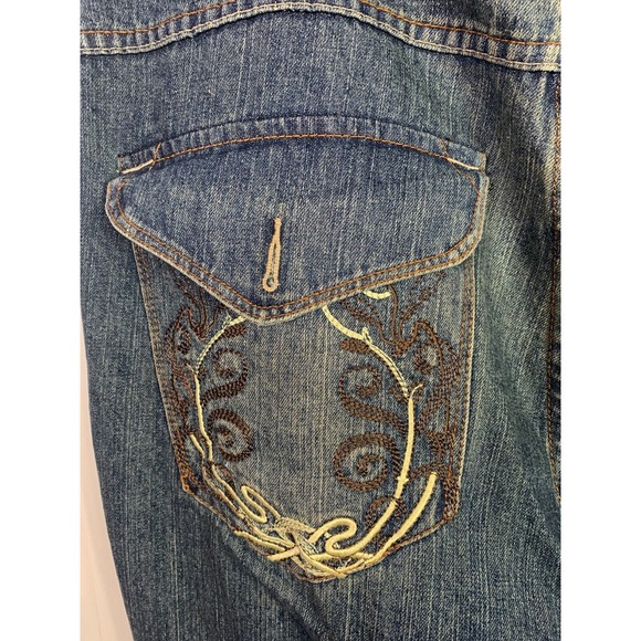 Vintage Phat Farm Classics Jeans 44x32 Y2k Rap Hip Hop Hipster Embroidered - Picture 13 of 14